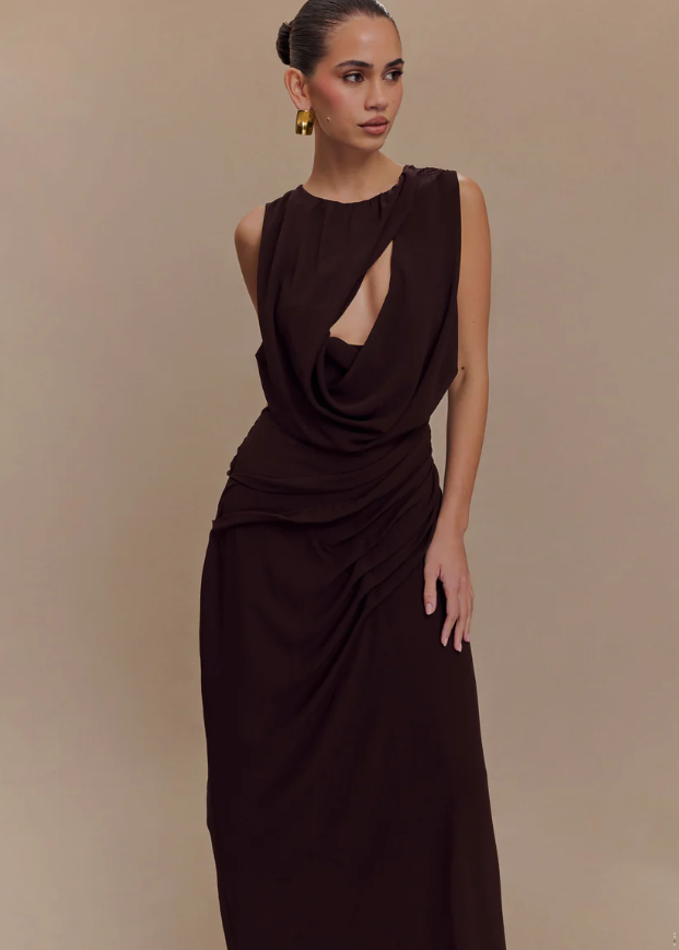 Meshki Oria Gown - Coco Brown photo 2