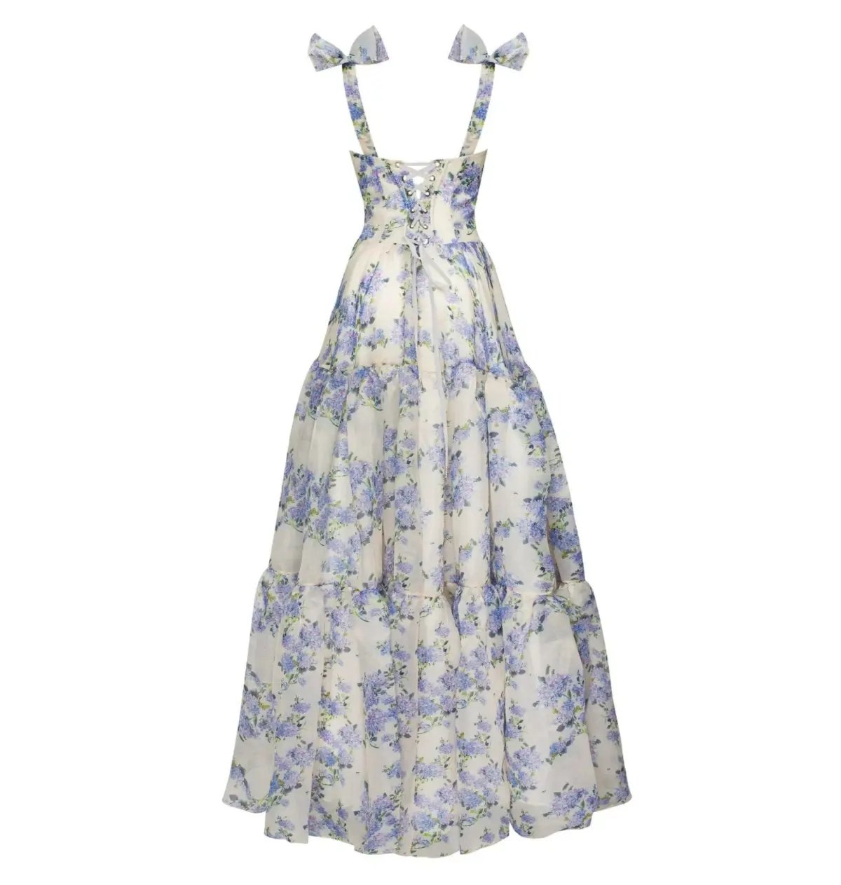 Milla Milla Hydrangea Tender Floral Maxi Tie-strap Dress Size Small / AU 8 photo 5