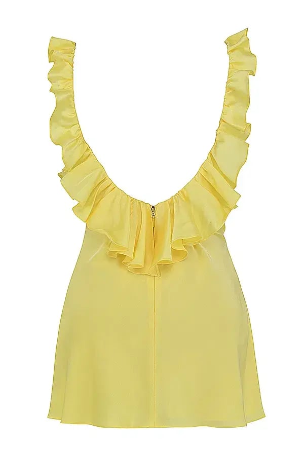 House of CB Tink Buttercup Mini Dress Yellow Size S / Au 8 photo 11