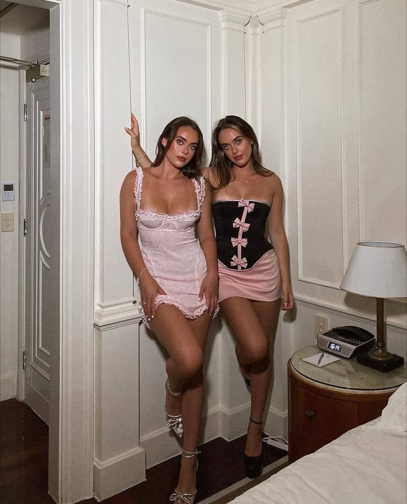 The Bar Jade Dress Rosé photo 2