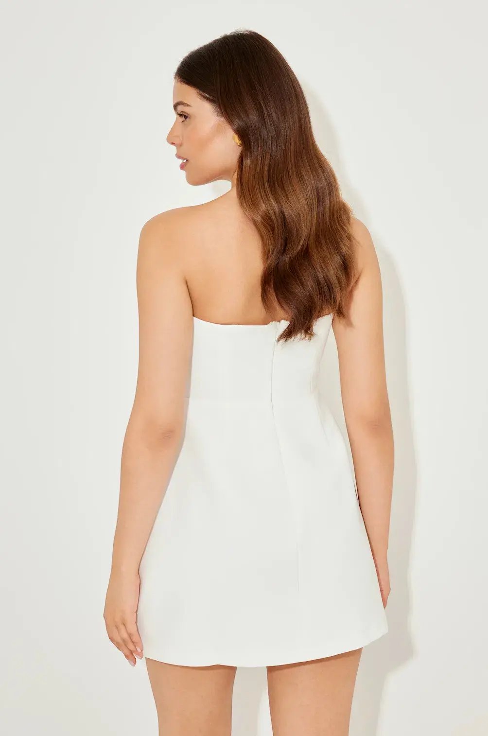 Odd Muse The Ultimate Muse Strapless Dress in White Size AU 6 photo 3