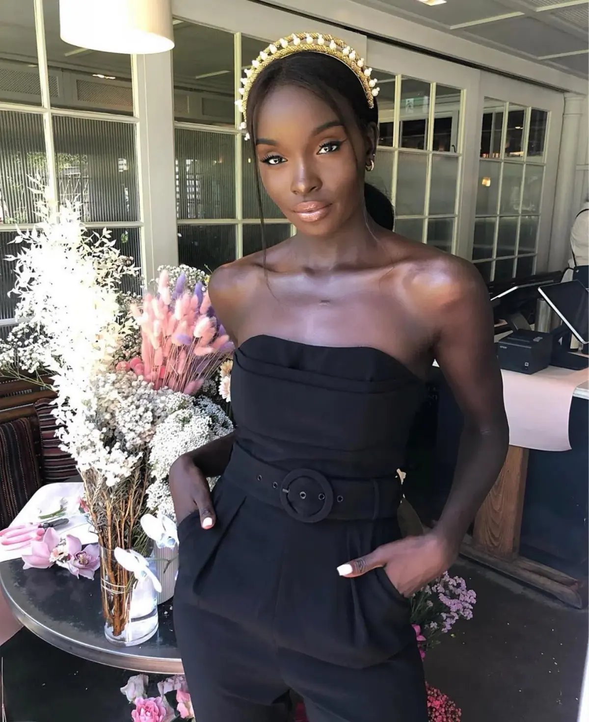 Sheike Audrey Jumpsuit Black Size 14 photo 2