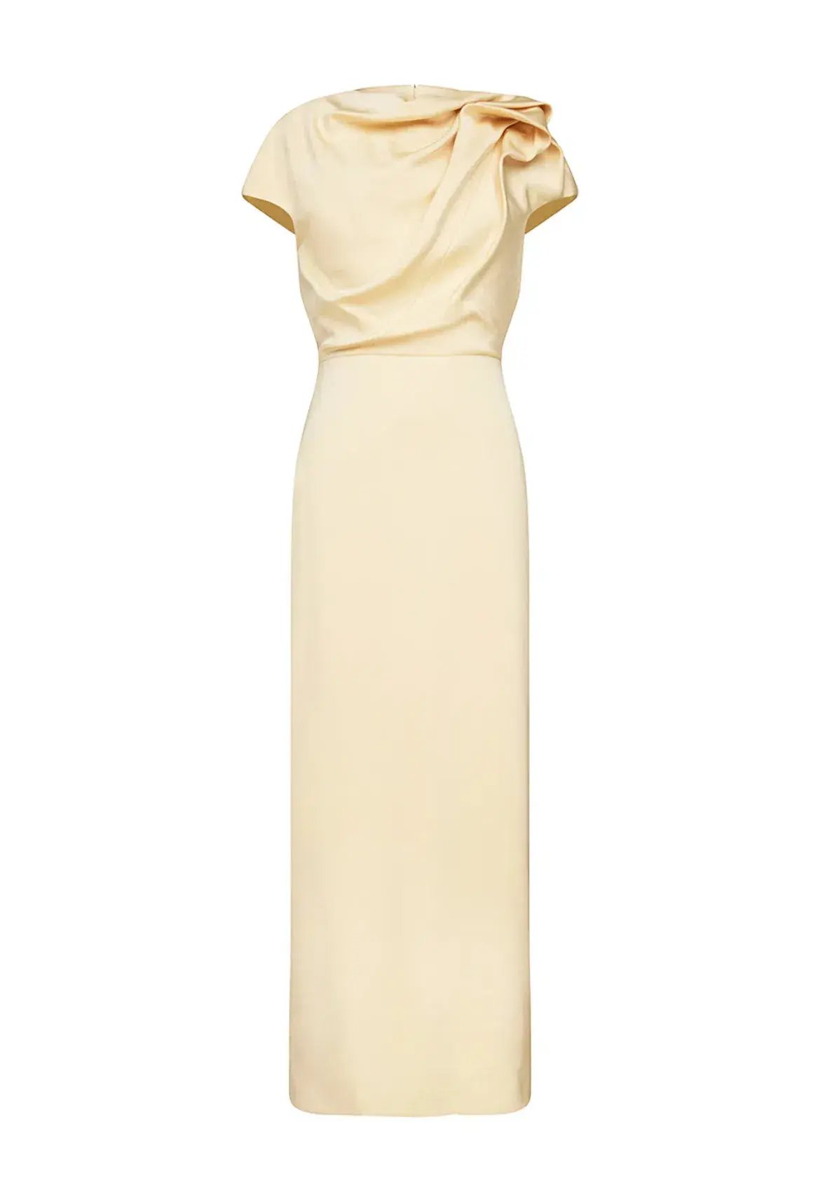 Manning Cartell Grand Illusion Maxi Gown Butter Size 10 photo 5