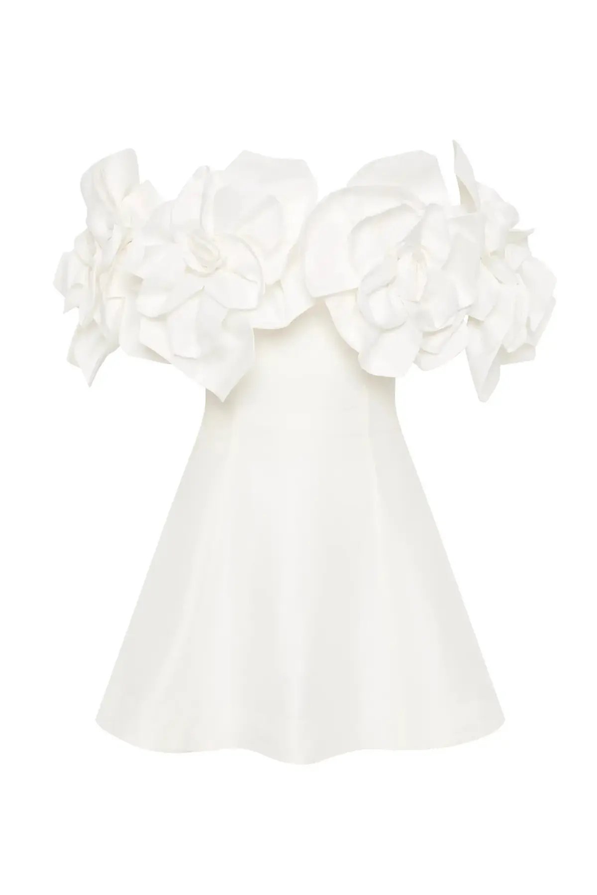 Aje Etta Mini Dress Ivory Size 14 photo 5
