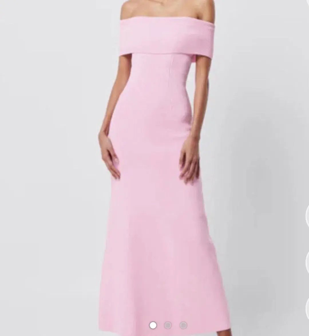 Mossman Monaco off shoulder pink dress photo 3