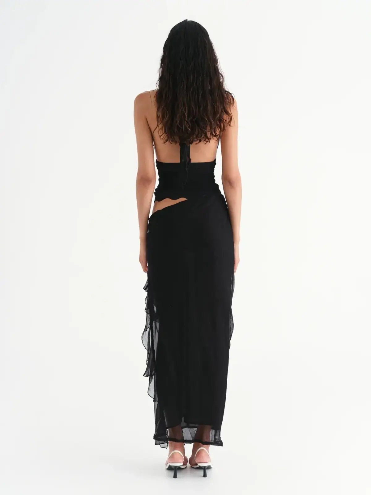 Benni Penelope Maxi Dress Black Size 8 photo 2