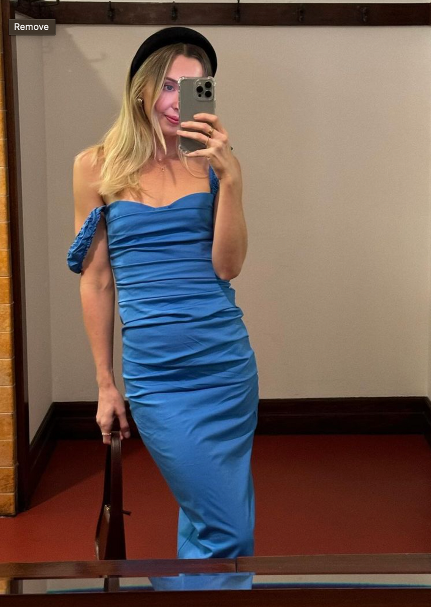Sir The Label Azul Balconette Gown photo 4