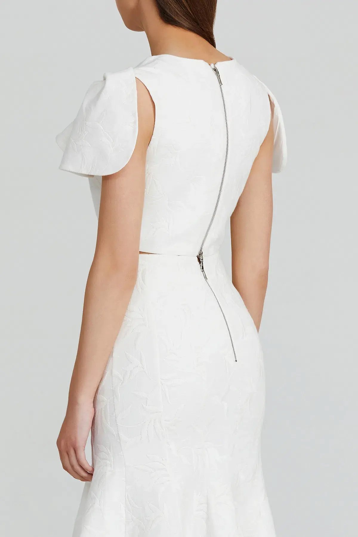 Acler Beverley Crop Top White Size 8 photo 3