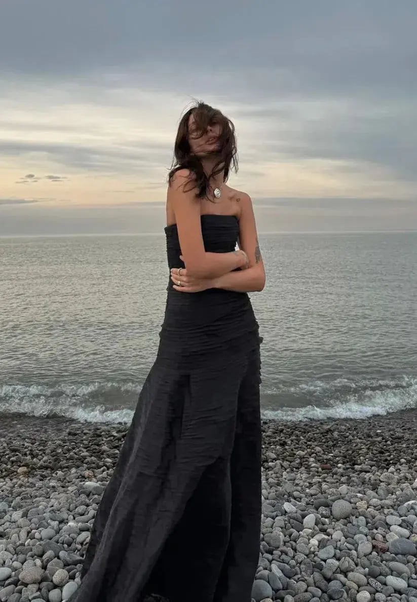 Aje Soundscape Maxi Dress in Black Size AU 8 photo 3