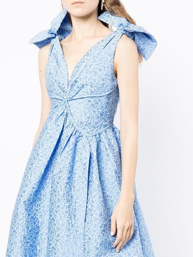 Rachel Gilbert Malea Gown in Blue photo 2
