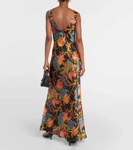Sir The Label Artiste V Neck Slip Maxi Dress Deschamps Size 0/AU 6 photo 5