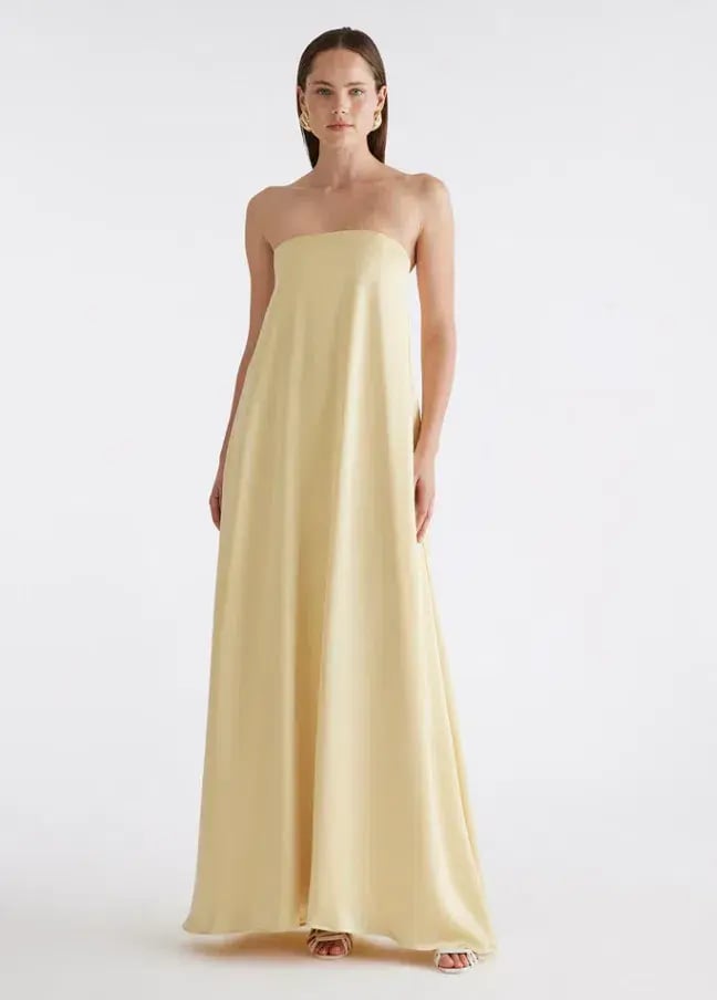 Anna Quan Delfina Dress in Champagne Size 6 photo 2