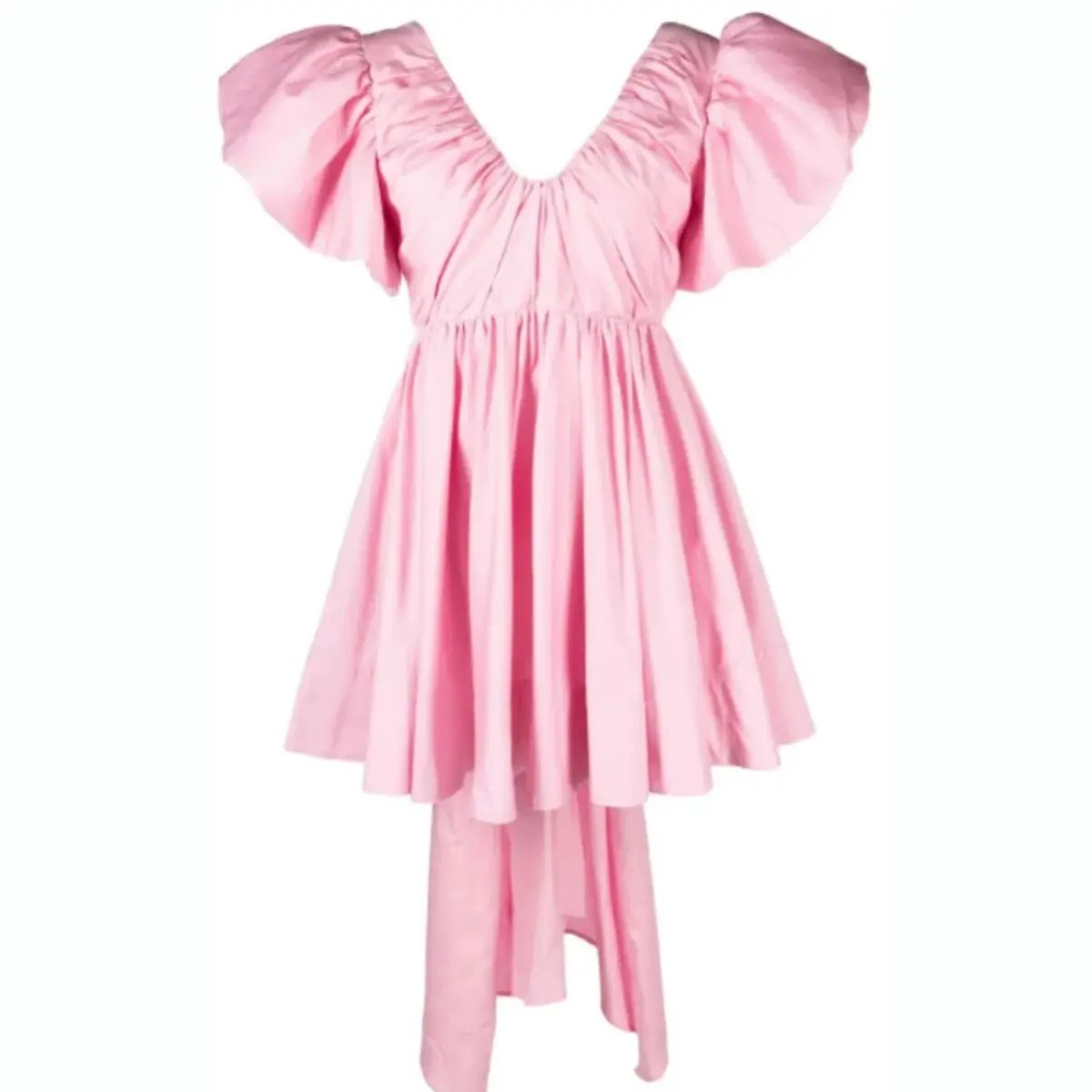 AJE Gretta Bow Back Short Mini Dress in Ballet Pink Size AU 8 photo 7