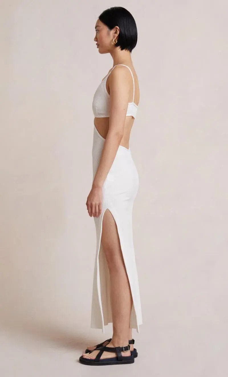 Bec & Bridge Selene V Maxi Dress Ivory Size 10 photo 4