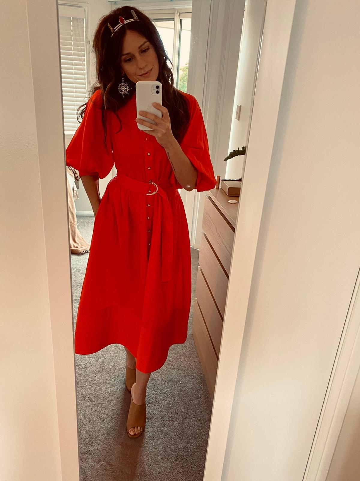 Sheike Piper Dress in Watermelon photo 2