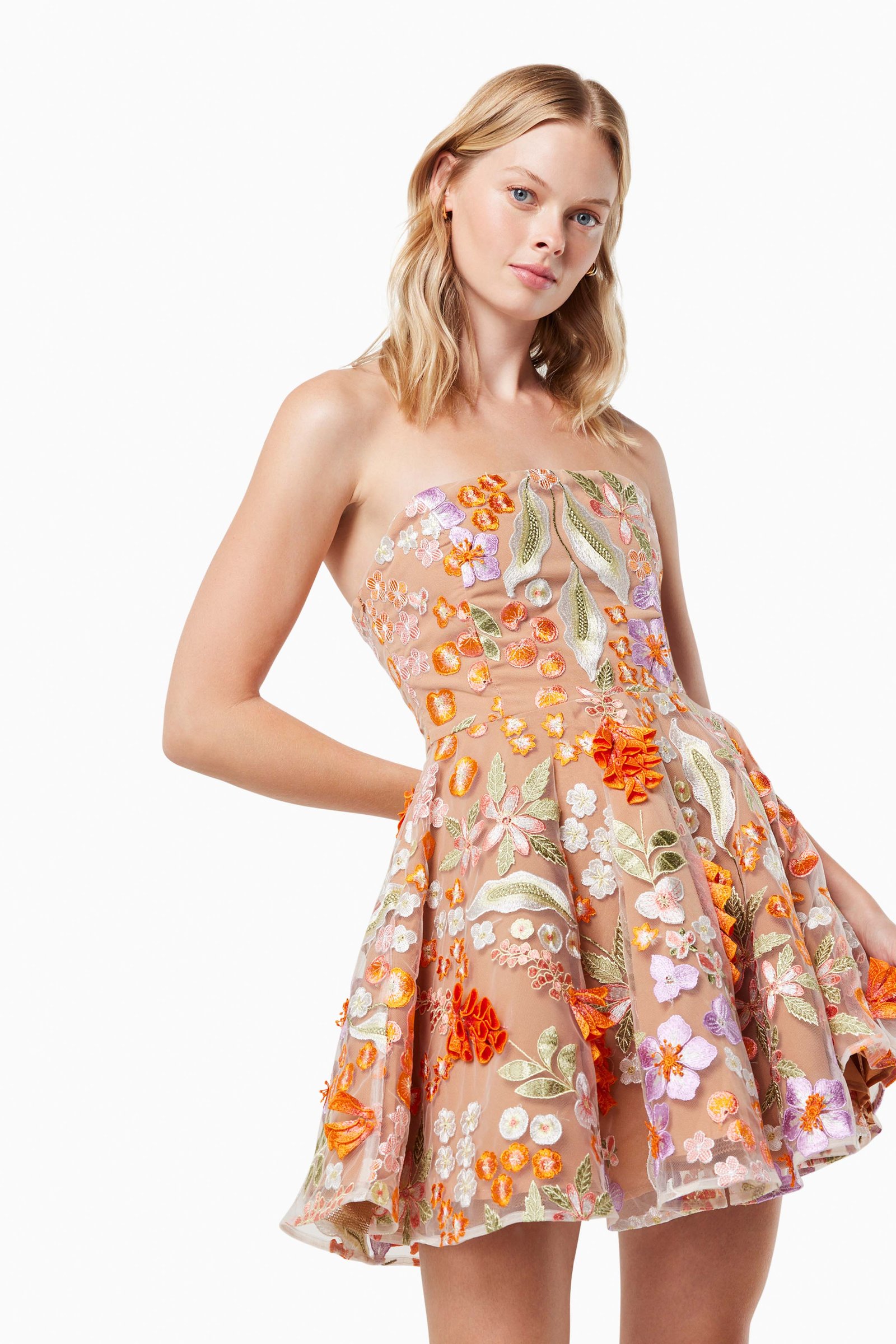 ELLIATT DISCOTHEQUE DRESS - MULTI photo 2