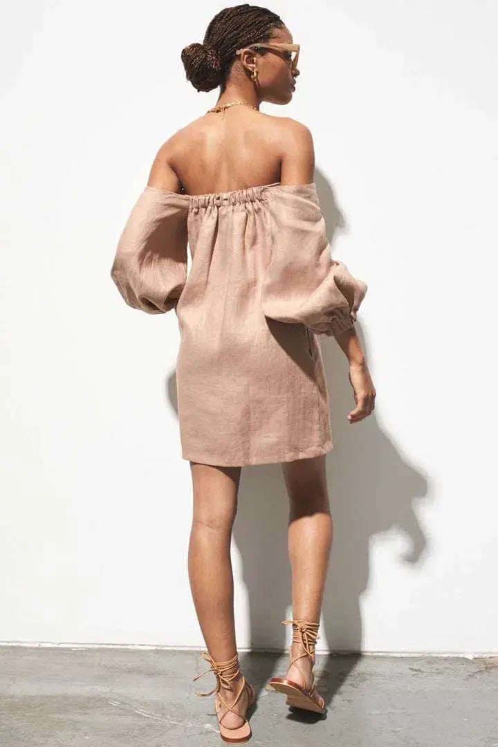 Maurie & Eve Acme Dress in Tan Size 8 photo 2