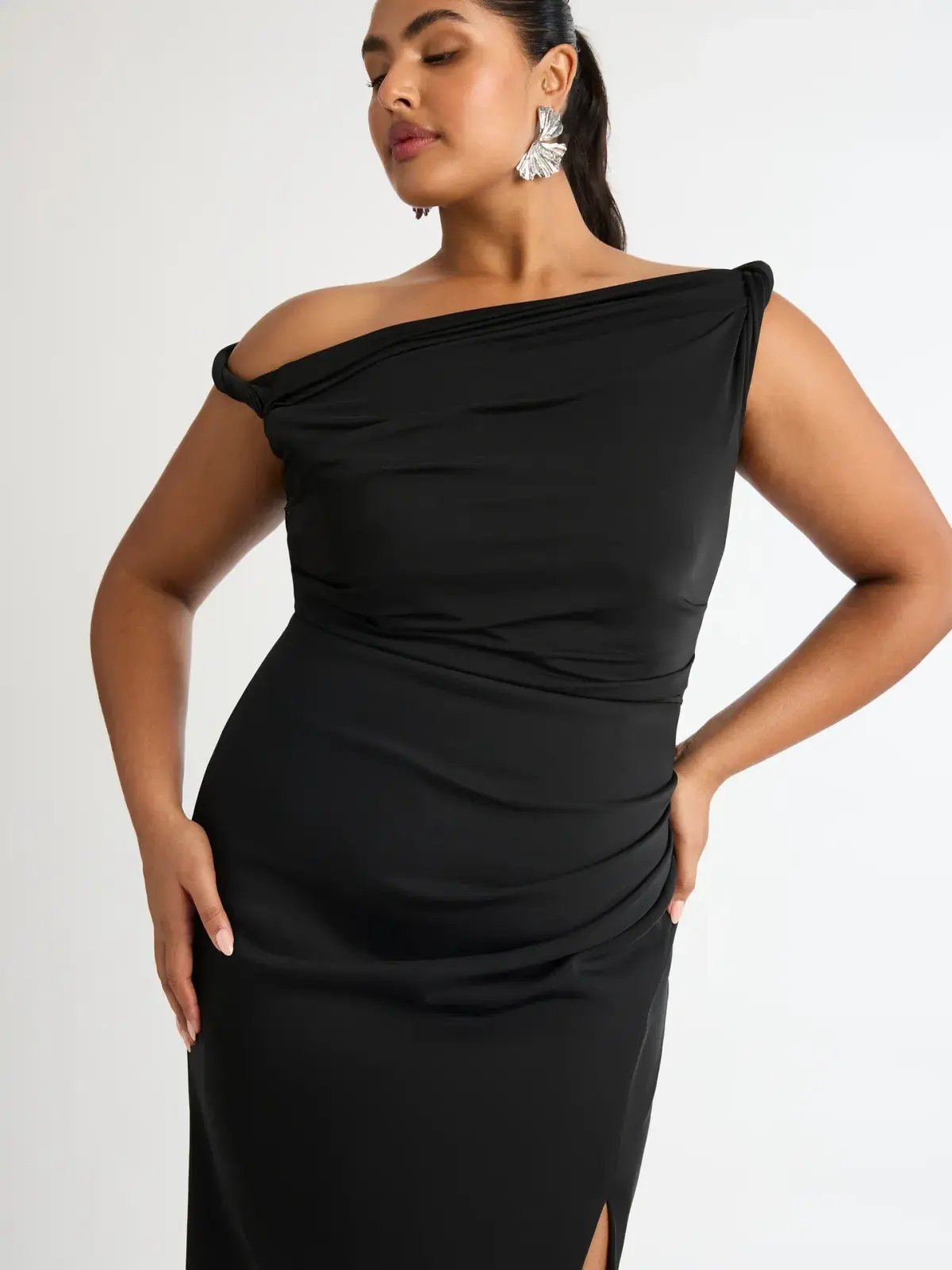 Sheike Stella Maxi Dress Black Size 16 photo 3