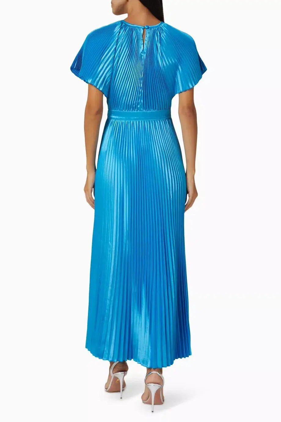 L'idee Orchestra Maxi Dress Blue Size 14 photo 2