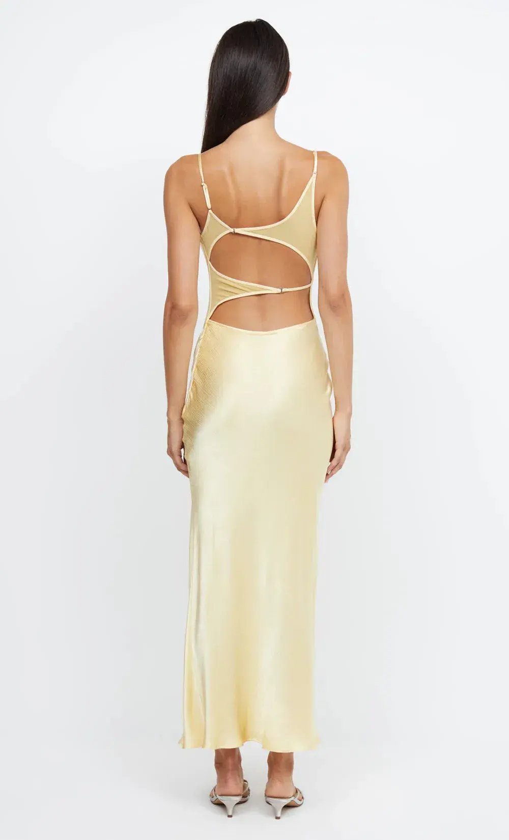 Bec & Bridge Margot V Maxi Dress Butter Yellow Size 8 photo 2