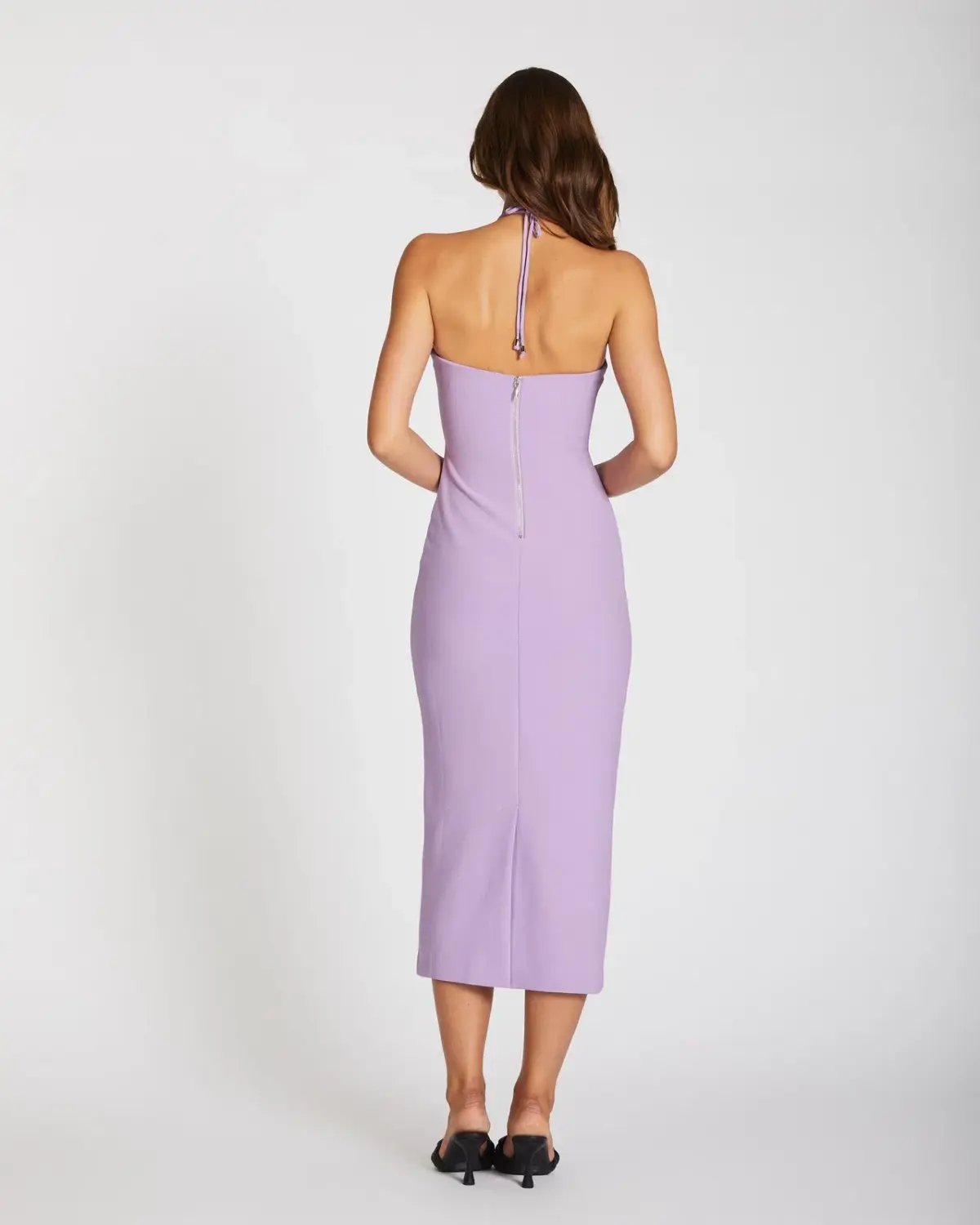 Lover Kiki Midi Dress Purple Size 10 photo 2