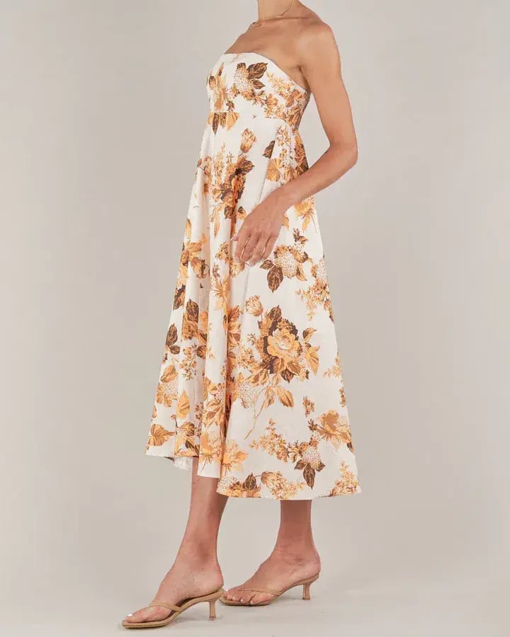 Amelius Saint Lucia Linen Maxi Dress size 6. photo 4