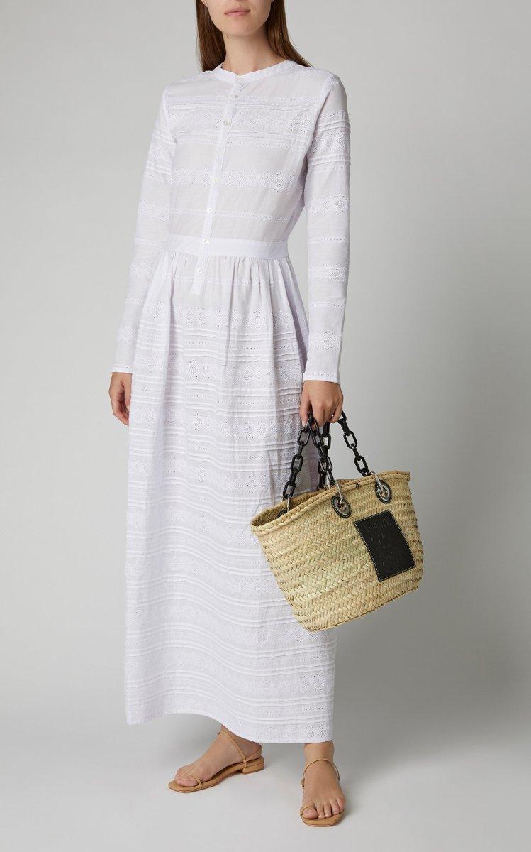 Sir The Label Cotton Elke Pleated Maxi Dress White | AU 10 photo 3