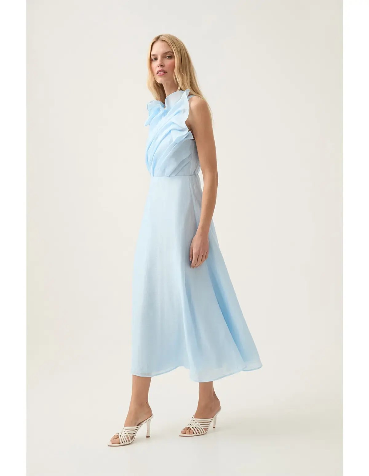 Aje Genesis Midi Dress Sea Breeze Size AU 8 photo 2
