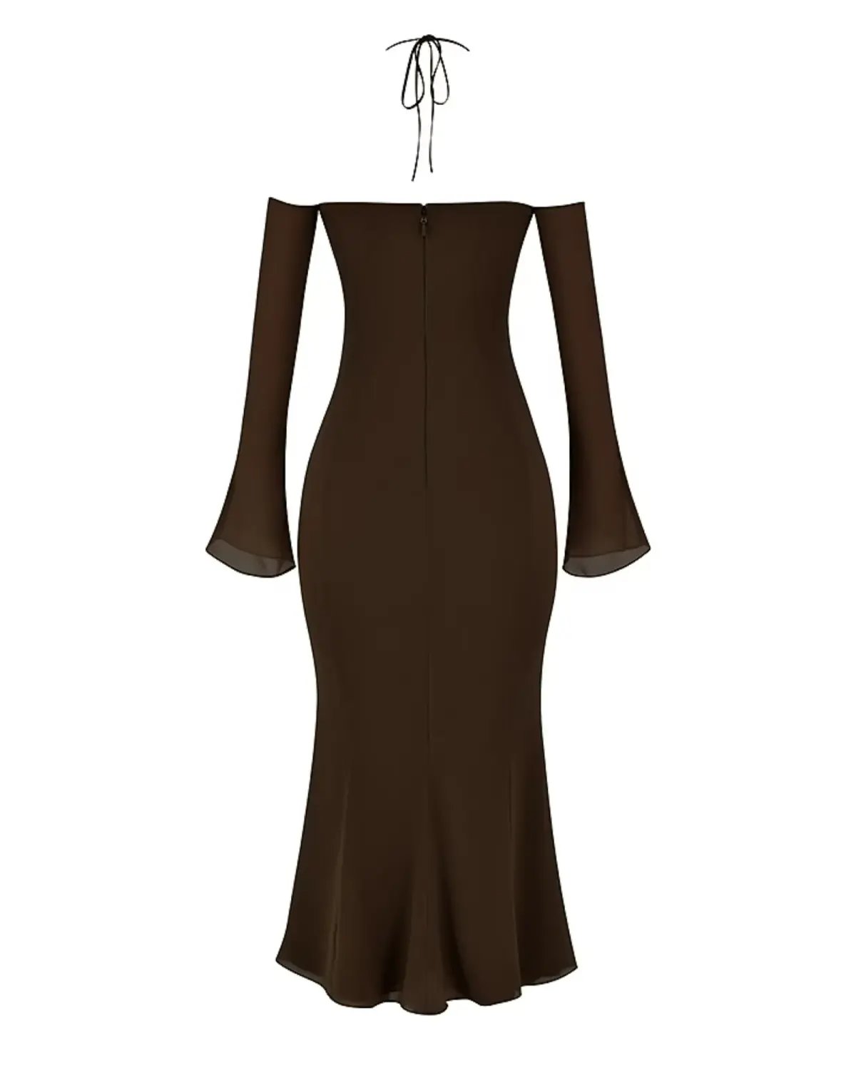 House of CB Naomi Midi Dress in Espresso Brown Size AU 6 photo 6