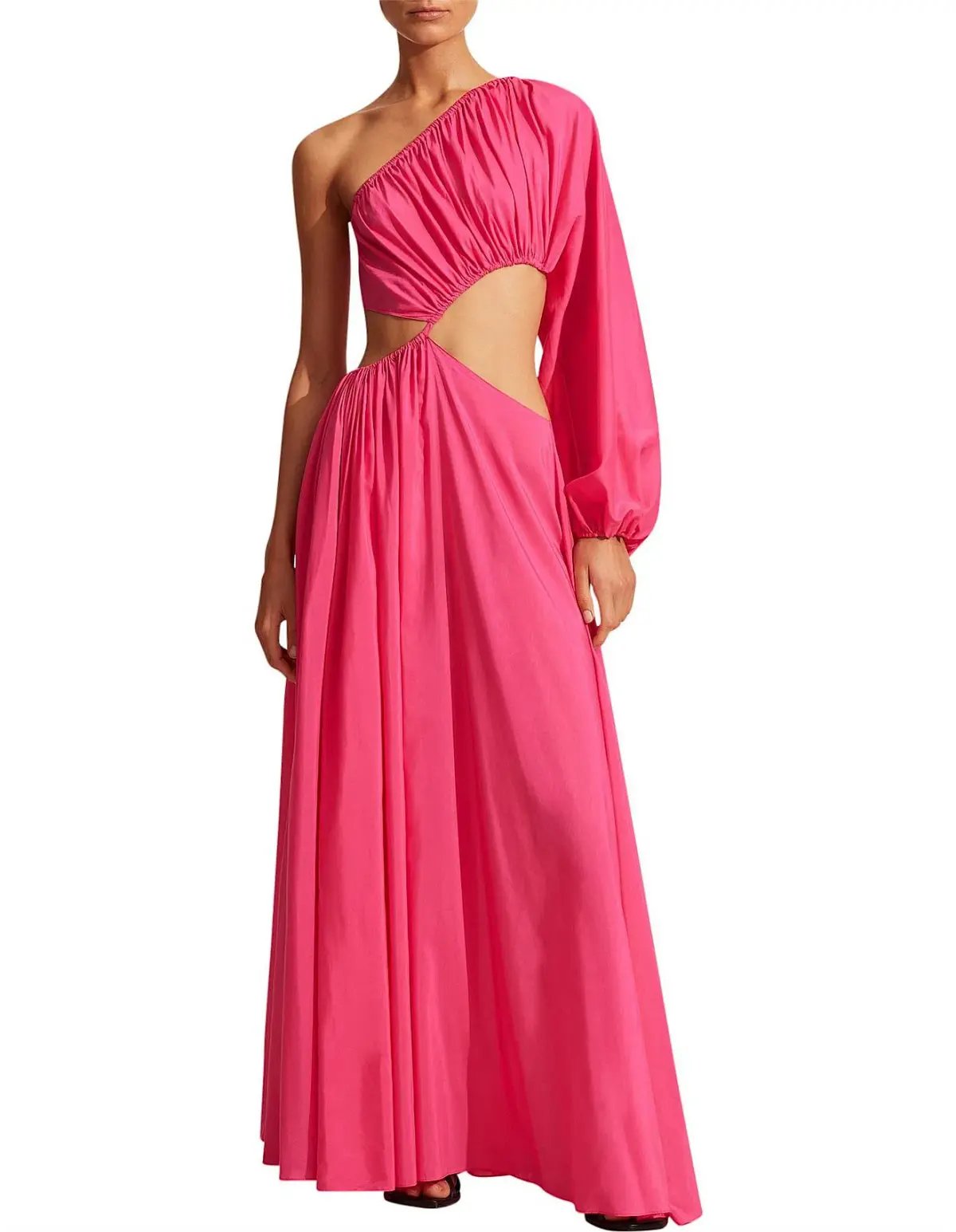 Matteau Asymmetric Wave Dress Pink Size 3 / AU 10 photo 2
