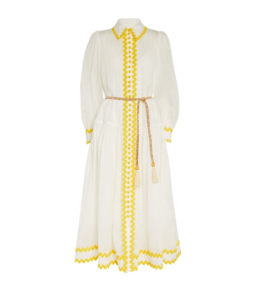 Zimmermann Cira Drop Waist Shirt Dress photo 2