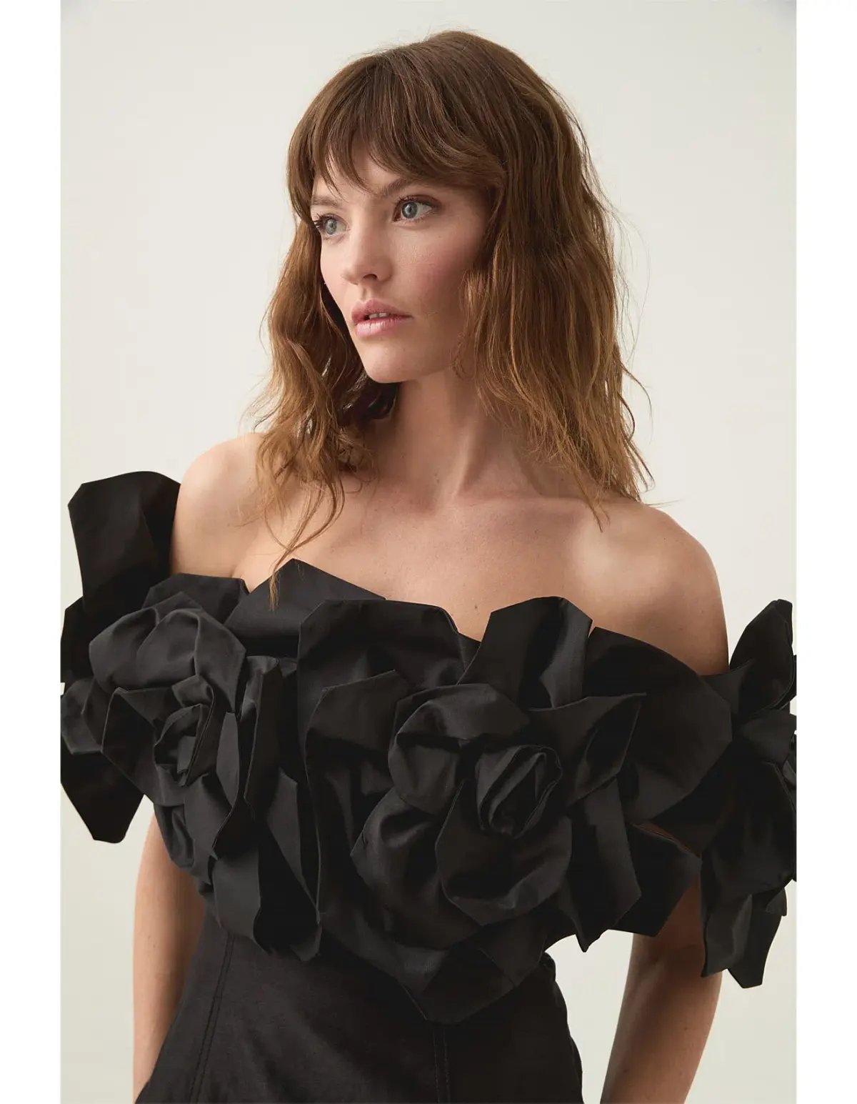 Aje Etta Midi Dress Black Size 12 photo 2