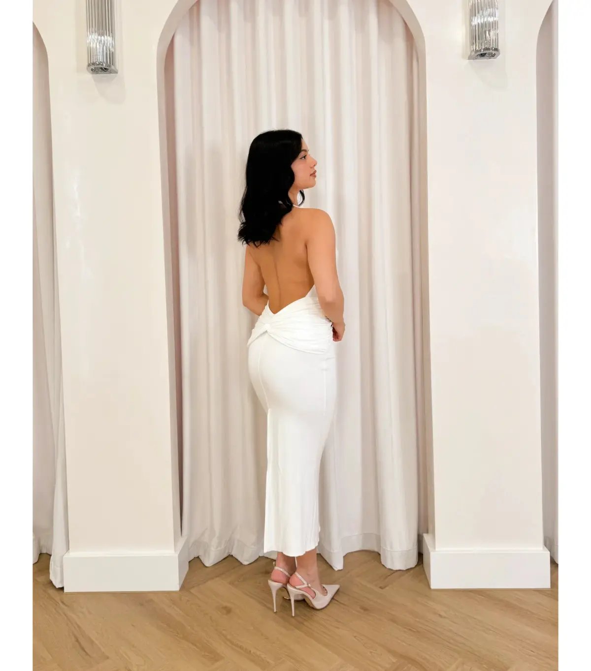Natalie Rolt Arabella Dress in White Size S / AU 8 photo 2