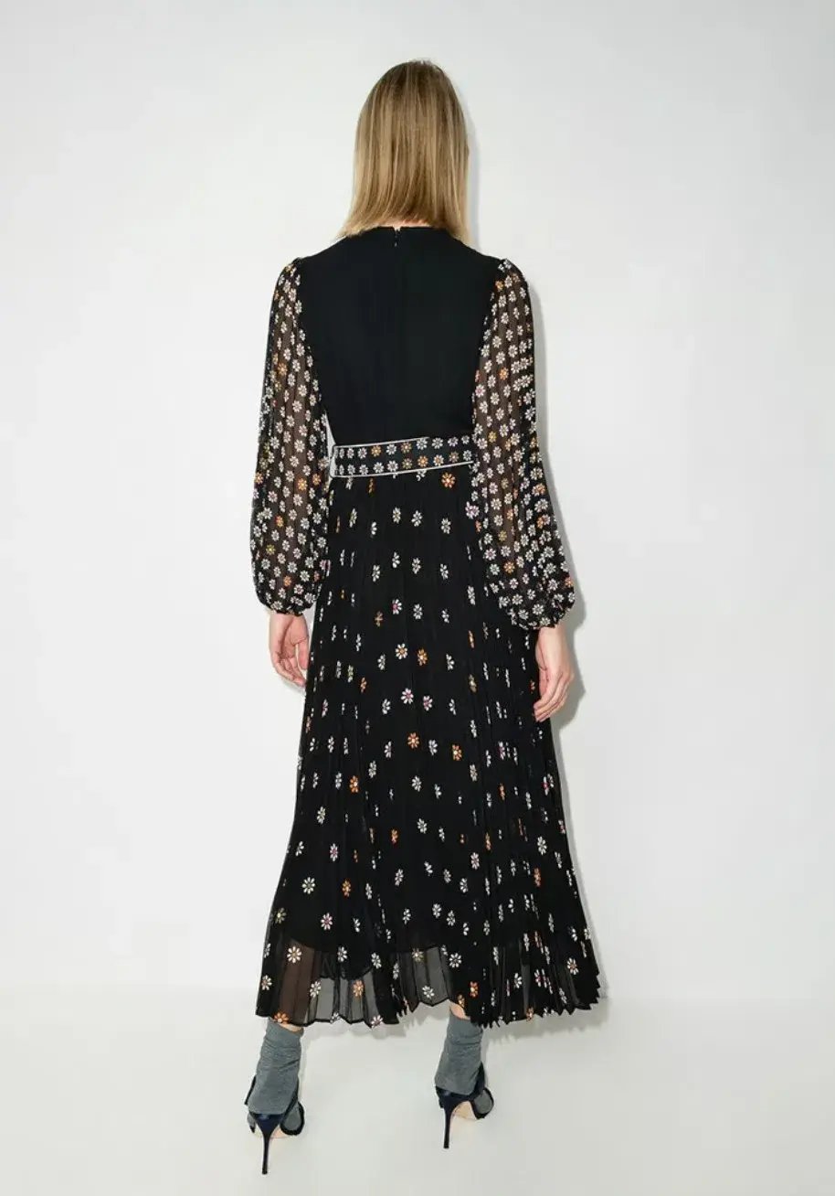 Zimmermann Sunray Long Sleeve Midi Dress Daisy Print Size 1 / Au 10 photo 3