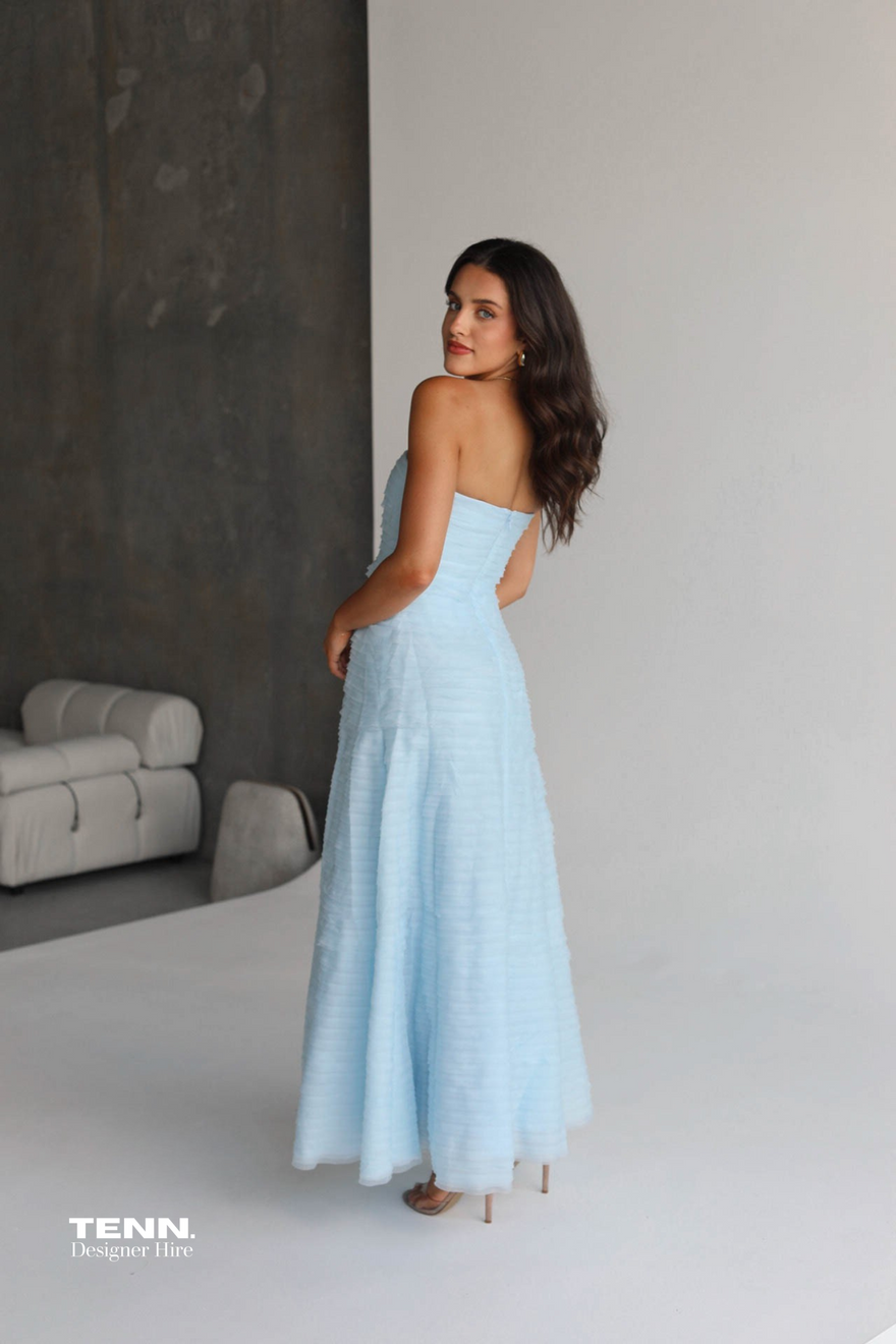 Aje Soundscape Maxi Dress - Blue photo 2