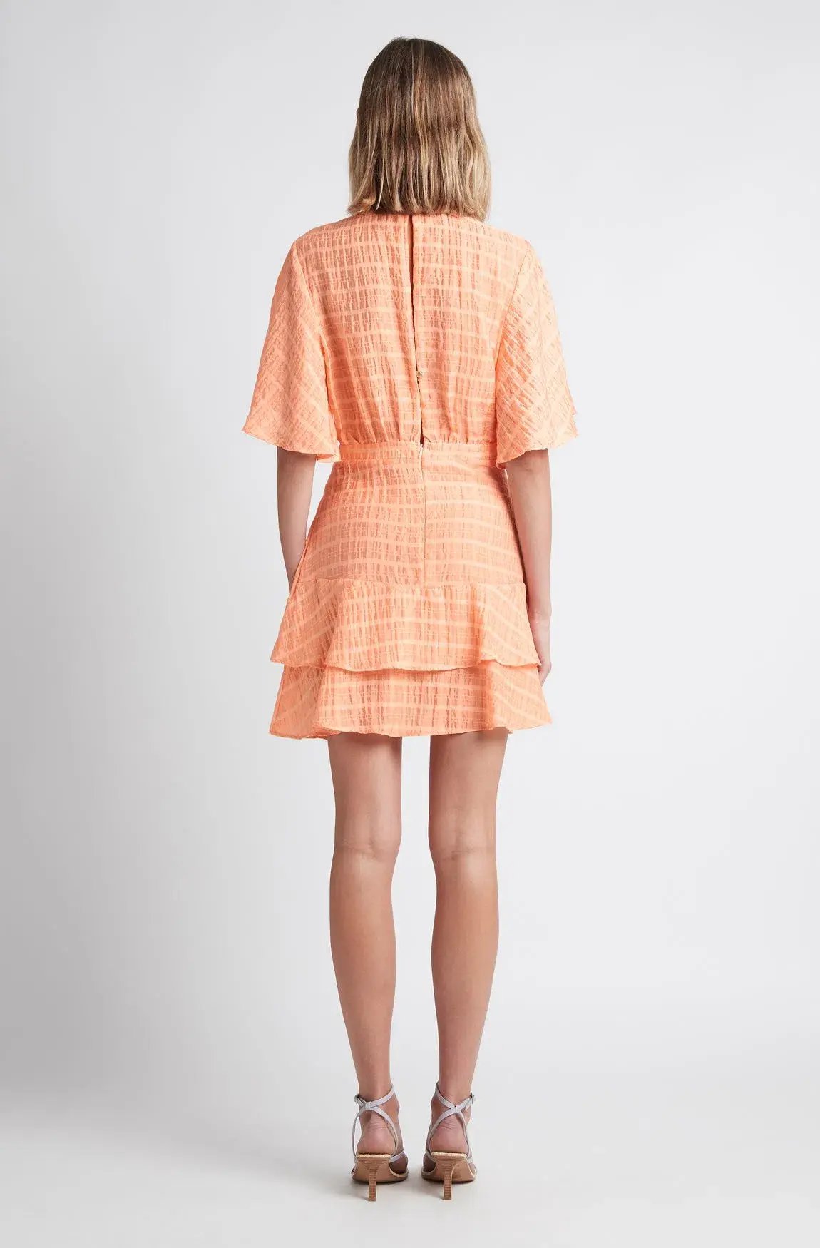 Sheike Tea Party Dress Orange Size 8 photo 3