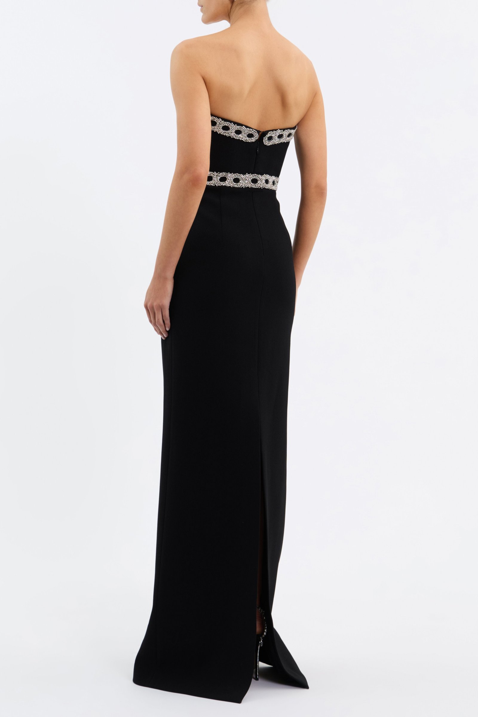REBECCA VALLANCE CELINDA GOWN - BLACK photo 5