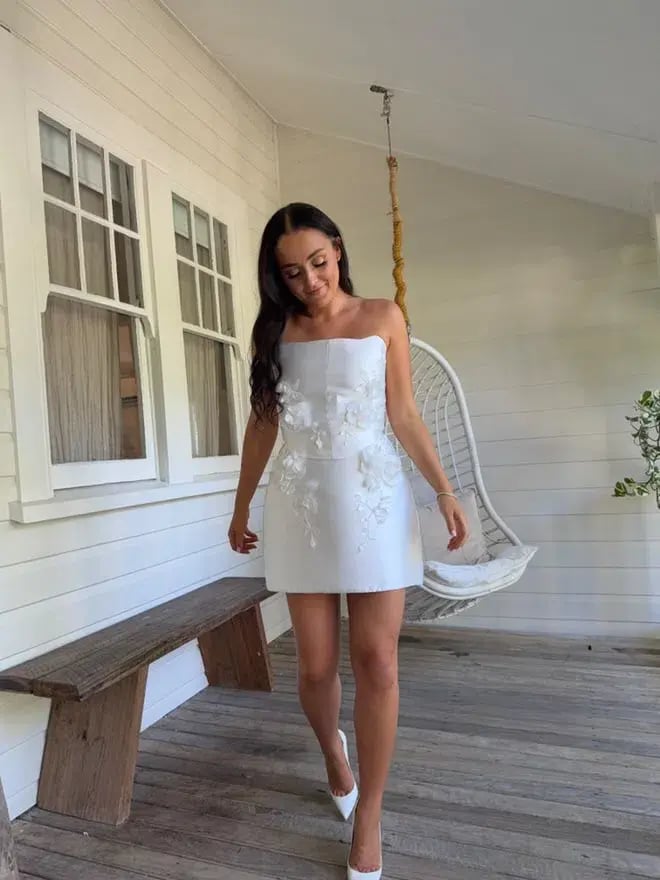 Siss Studio Daria Set White Size AU 8 photo 3