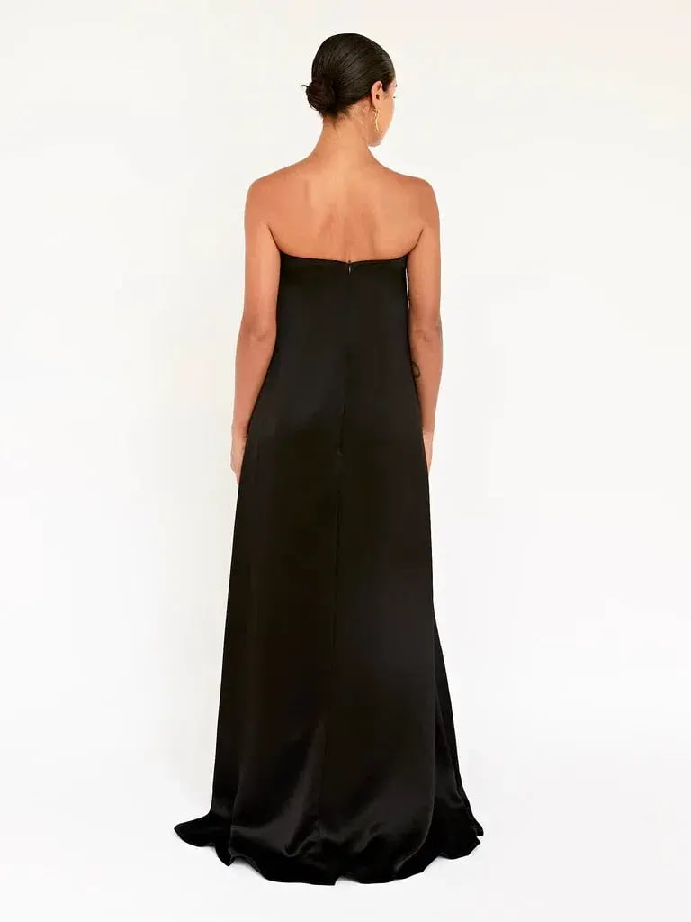 Anna Quan Delfina Maxi Dress Black Ink Size 10 photo 7