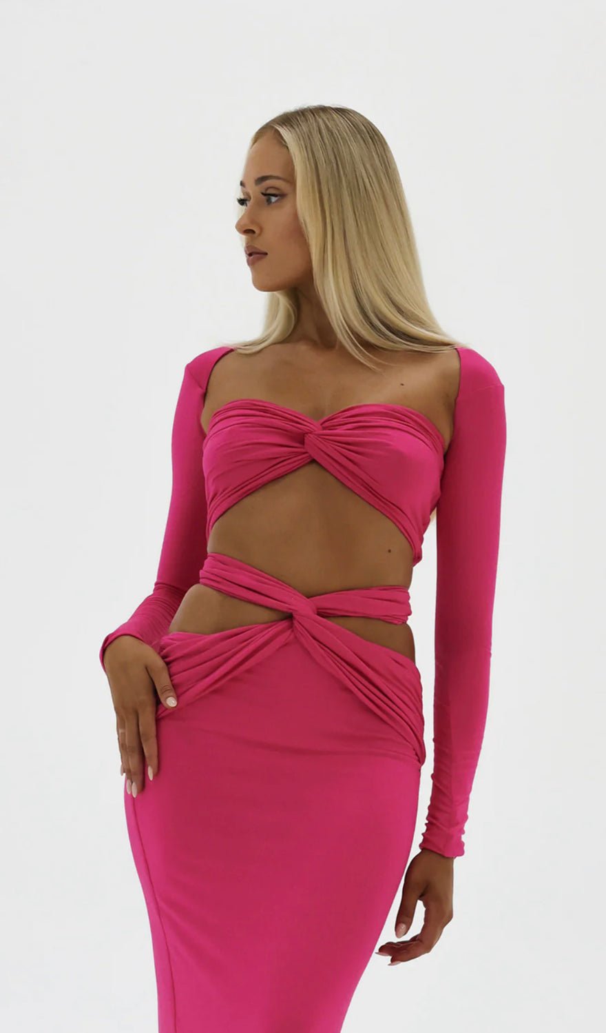Natalie Rolt Maeve Set Neon Pink photo 3