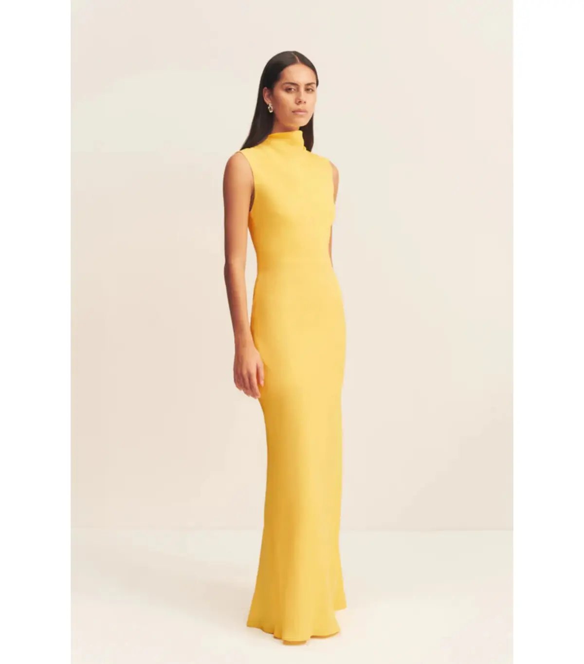 Shona Joy Pierce Sleeveless Maxi Dress in Sunflower Size AU 8 photo 3