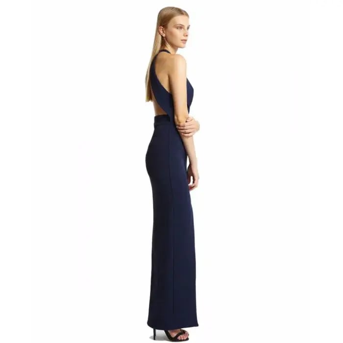 Nicholas Bandage Insert Gown Navy Size 8 photo 3