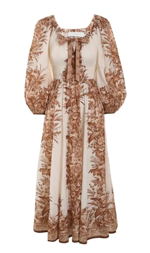 Zimmermann Moonshine Scoop Long Dress Print Size 1 photo 3