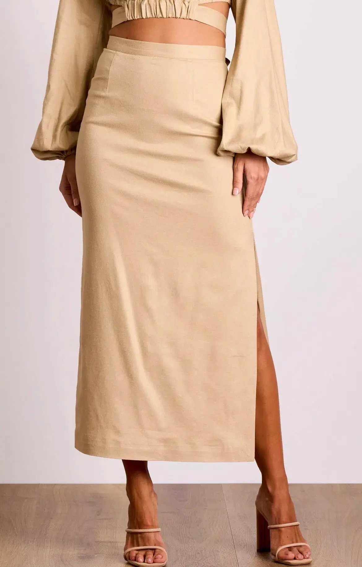 Pasduchas Cora Top And Skirt Set Raffia Size 8 photo 3