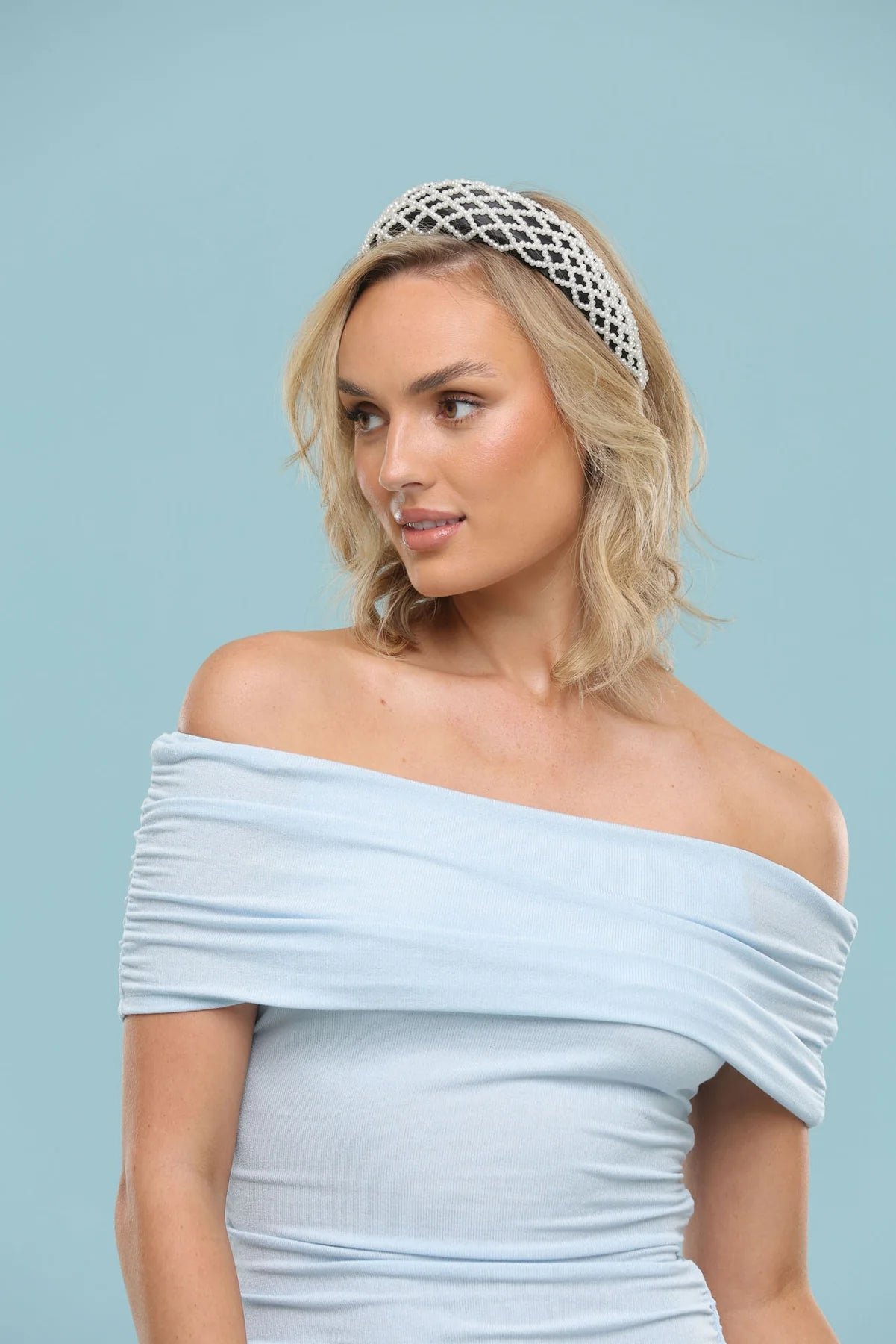 MORGAN & TAYLOR VALENCIA HEADBAND - BLACK photo 3