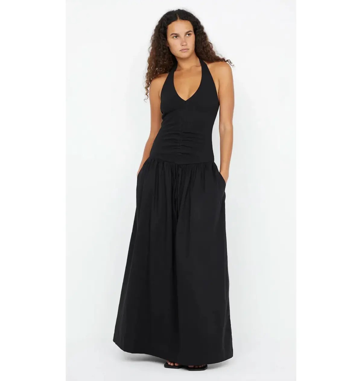 Bec & Bridge Leila Halter Dress Black Size 6 / AU 6-8 photo 3