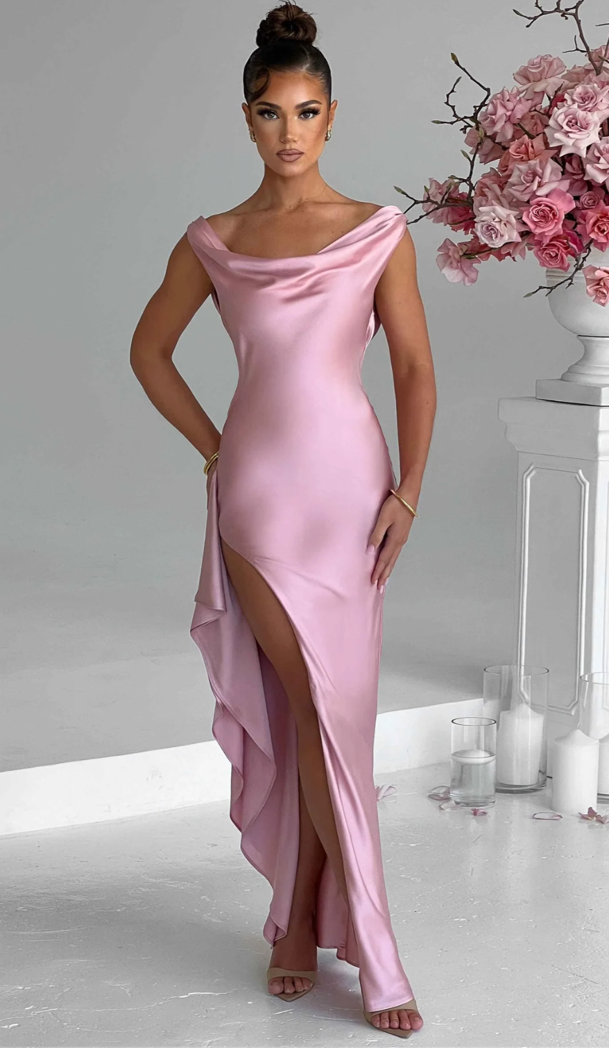 MARILYN MAXI DRESS PINK photo 2