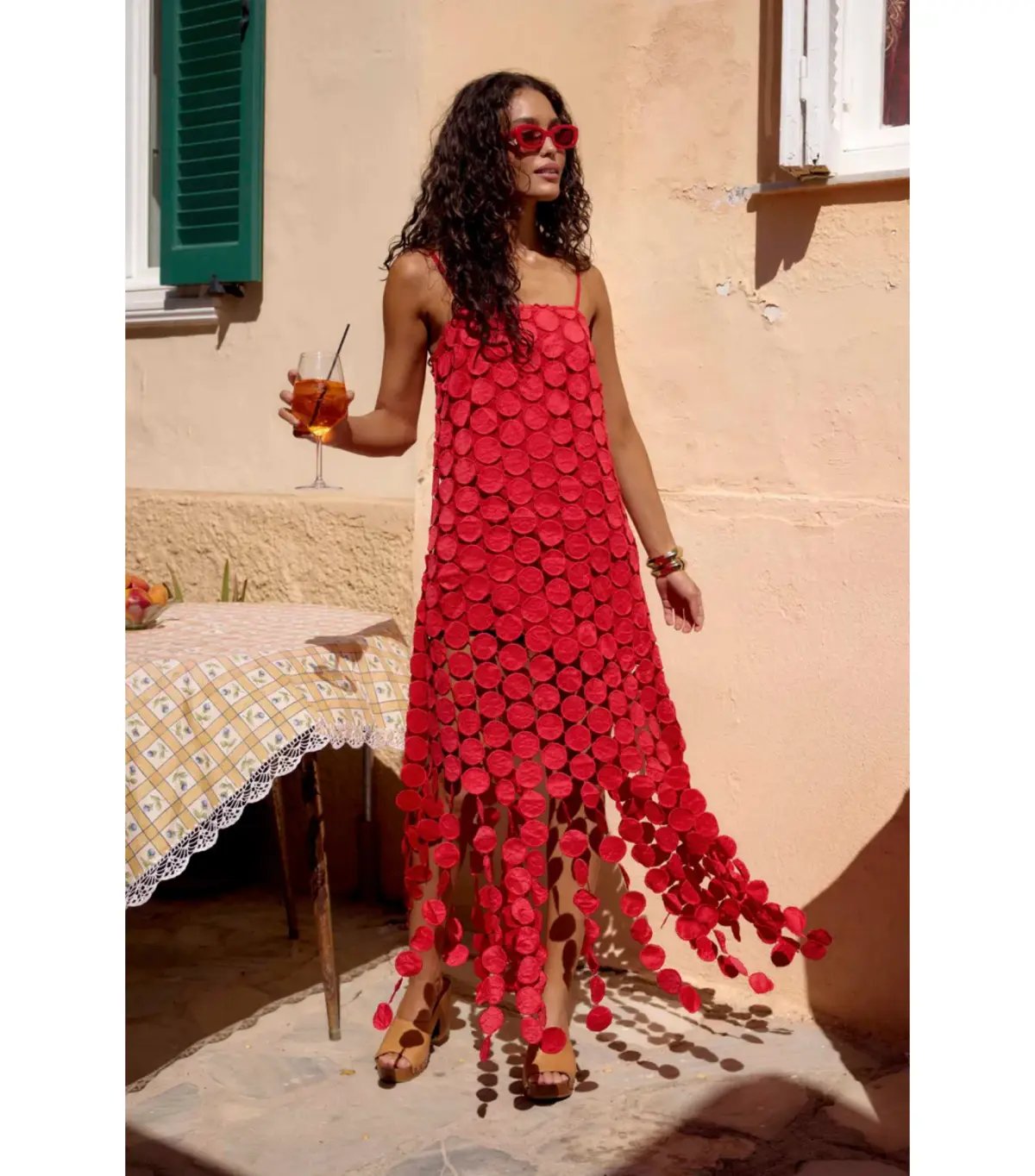 Mister Zimi Juju Maxi Dress Red Size AU 10 photo 2