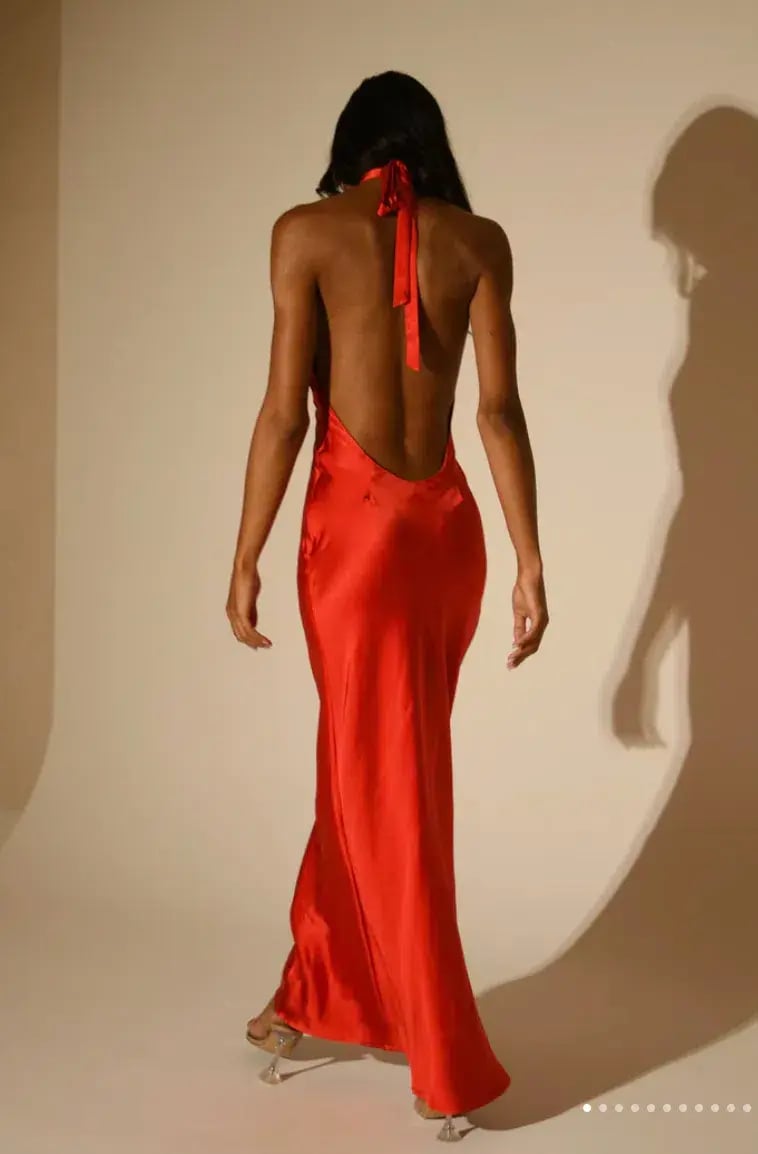 Meshki  Marvelle Maxi Dress Orange Size 8 photo 3