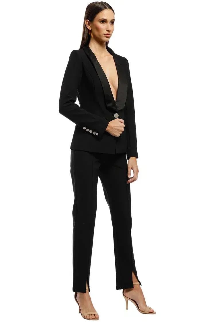 Bianca and Bridgett Milan Blazer and Pants Set Black Size 10 photo 2